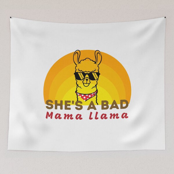 Item preview, Shes a Bad Mama llama designed and sold by Pixelish.
