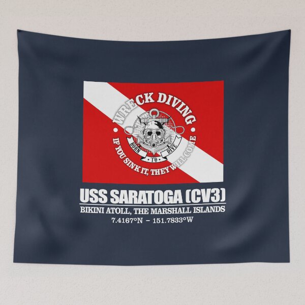 Item preview, USS Saratoga (best wrecks) designed and sold by curranmorgan.