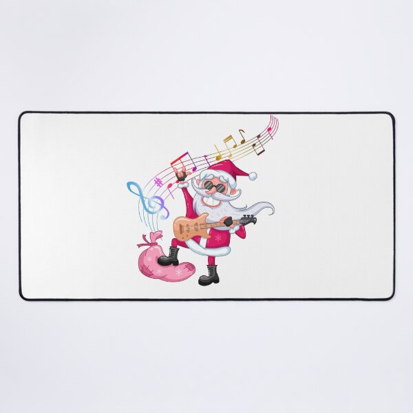 Item preview, Santa plays guitar, Santa clous and music  designed and sold by hjeeva.