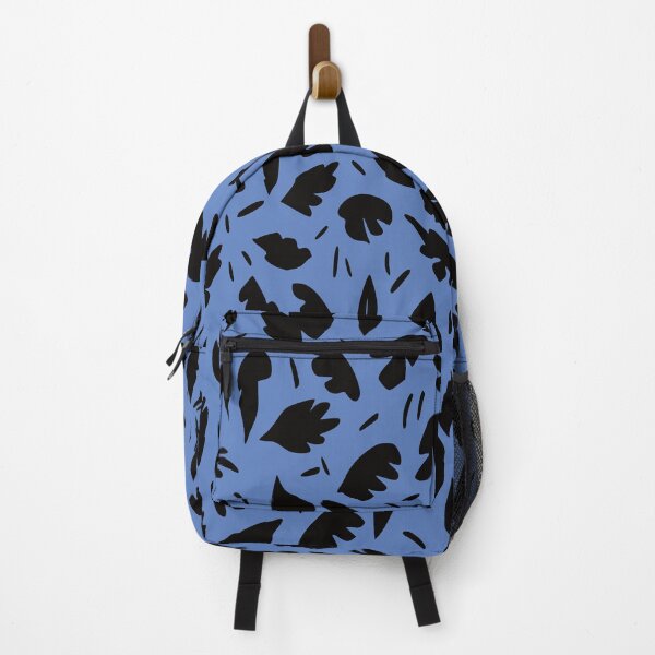 Item preview, Fall Leaves 1, Geometric Design, Lavender Blue and Black. designed and sold by I-Desire.