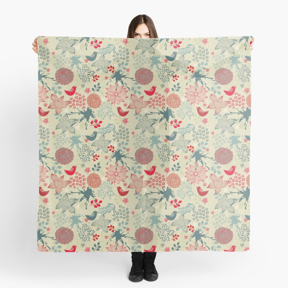 Cute Doodle Pattern Scarf