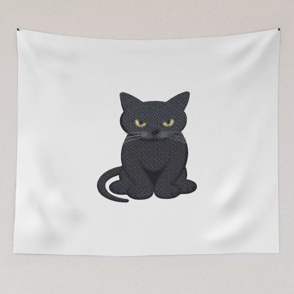 Item preview, ungry cat in grunge designed and sold by Ach B.
