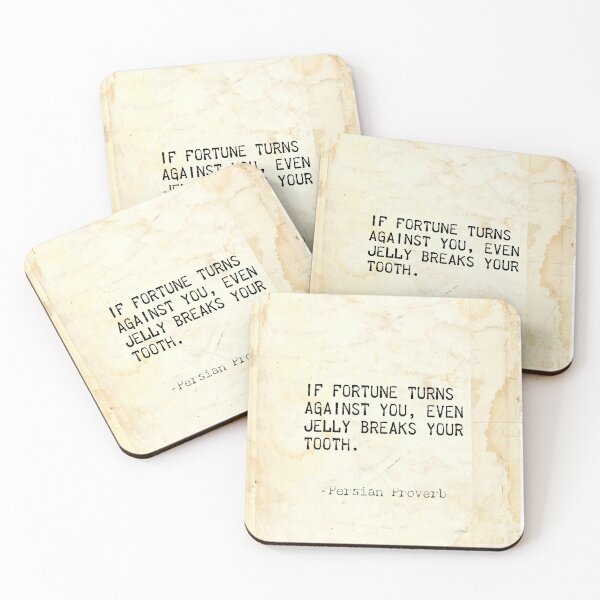 Coasters - wood and marble - Persian Calligraphy- Hafiz poem - Farsi g -  MeshkinKhat