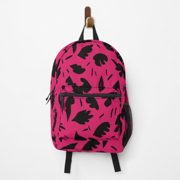 Item preview, Fall Leaves 1, Geometric Design, Cerise Red and Black. designed and sold by I-Desire.