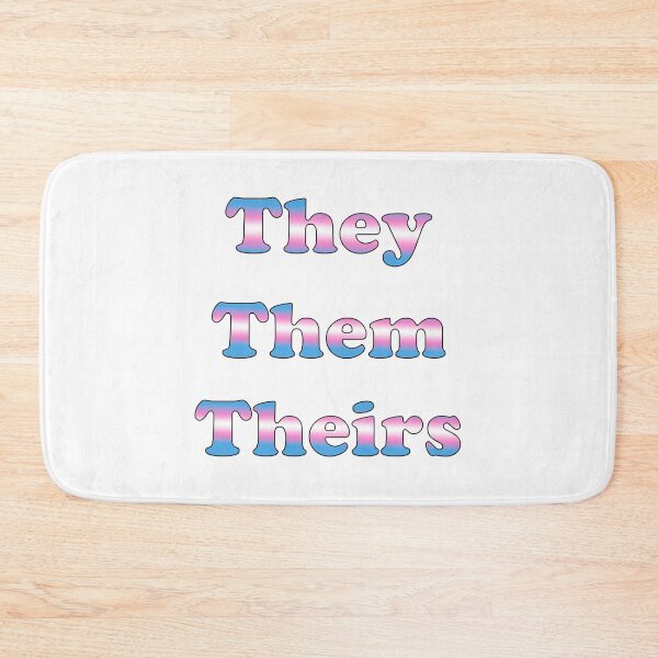 Item preview, They Them Theirs Gender Neutral Pronouns Non Binary Pride! designed and sold by happynaturalist.