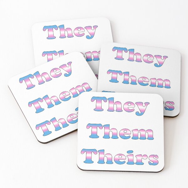 Item preview, They Them Theirs Gender Neutral Pronouns Non Binary Pride! designed and sold by happynaturalist.