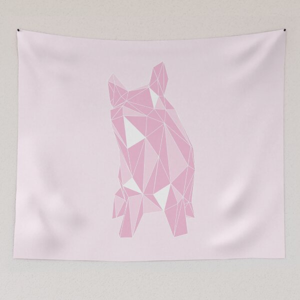 Item preview, Pequeño pigglet geométrico rosa designed and sold by StudioRenate.