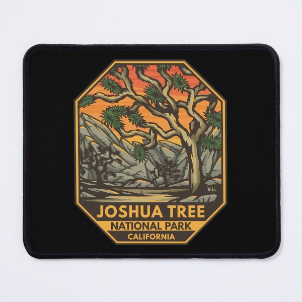 Item preview, Joshua Tree National Park Sunset Retro Emblem designed and sold by KrisSidDesigns.