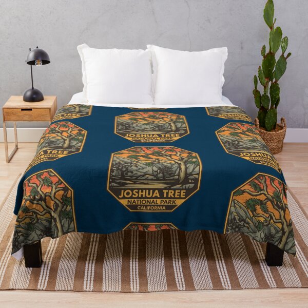 Item preview, Joshua Tree National Park Sunset Retro Emblem designed and sold by KrisSidDesigns.