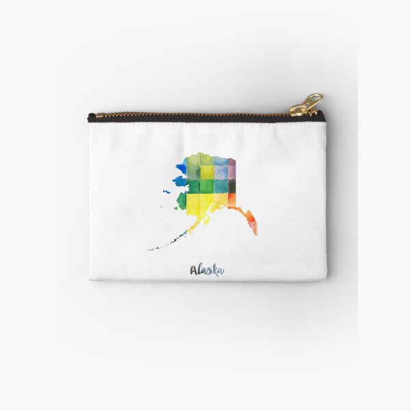 Item preview, Alaska Watercolor Map Painting designed and sold by InkistPrints.