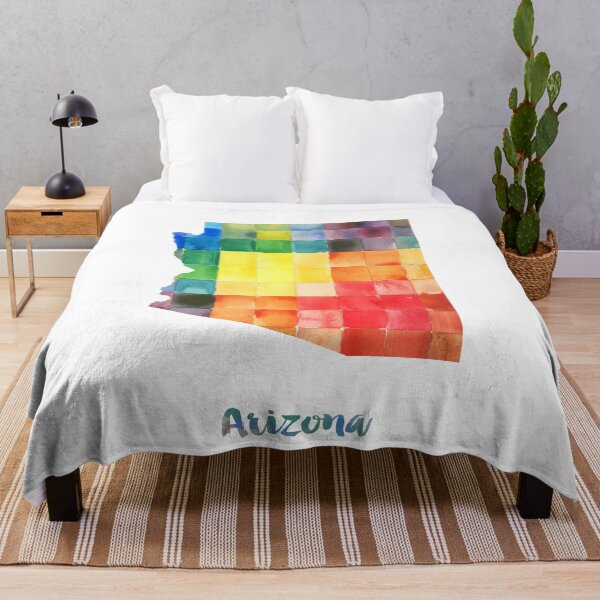 Item preview, Arizona Watercolor Map Painting designed and sold by InkistPrints.