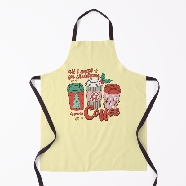 Item preview, All I want for Christmas is more coffee retro Christmas vintage designs designed and sold by ArtfulGiftShop.