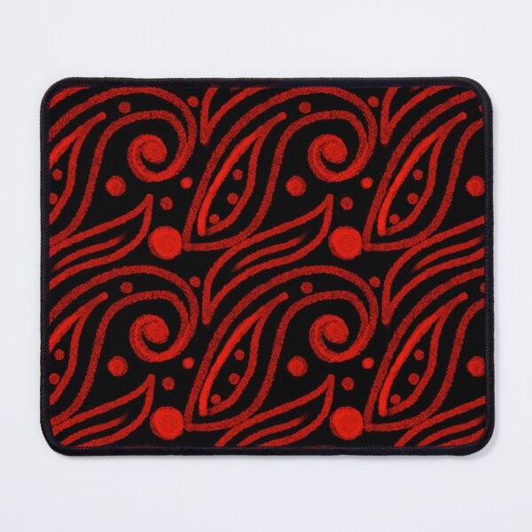 Artikelvorschau, Rotes und schwarzes glattes Muster entworfen und verkauft von patternologyy.