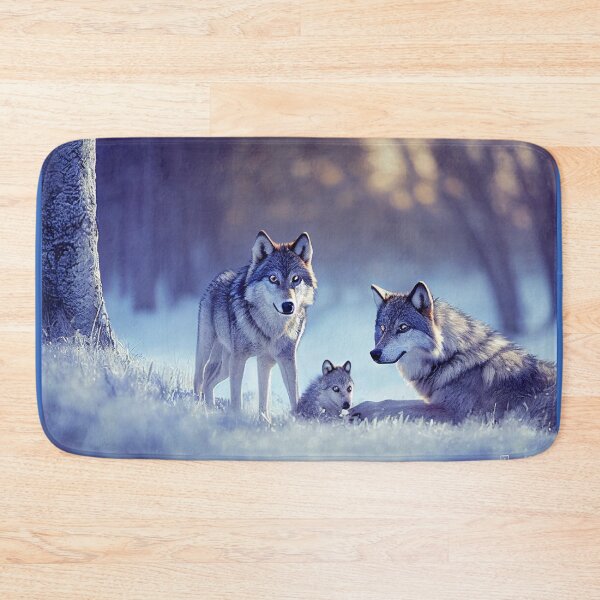 Item preview, A beautiful wolf in winter. designed and sold by Maniock.