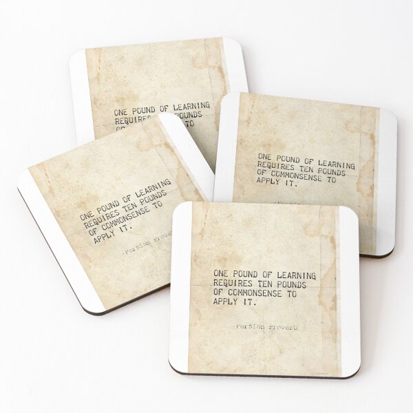 Item preview, Persian proverb ONE POUND designed and sold by Ariana Mila -  Awesome quotes.