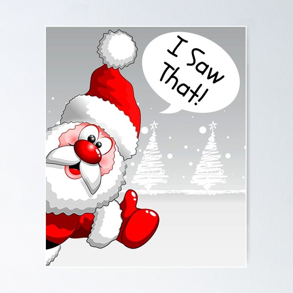 Item preview, Santa - I Saw That! designed and sold by FXR-Designs.