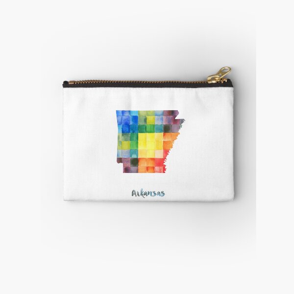 Item preview, Arkansas Watercolor Map Painting designed and sold by InkistPrints.