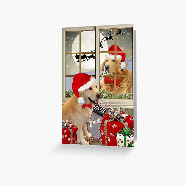Golden Lab/Retriever Puppies & Vintage Pickup Truck Christmas/Holiday Cards-NEW 