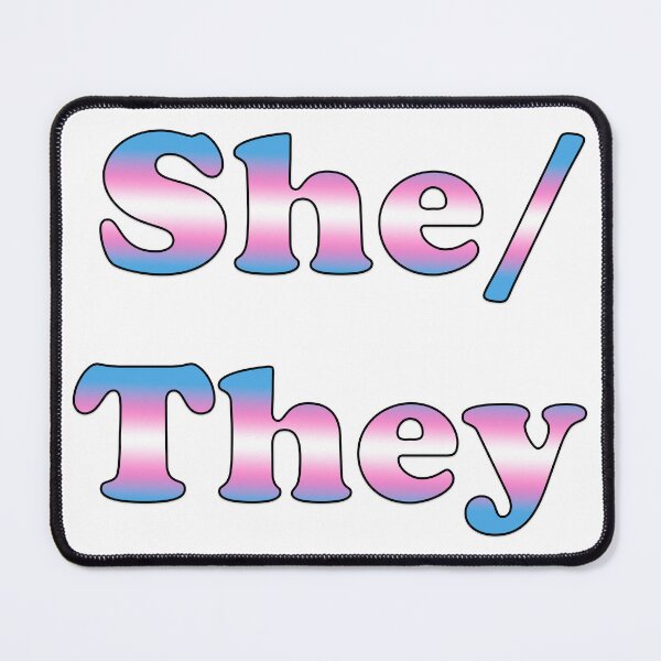 Item preview, She/ They Gender Pronoun Pride! designed and sold by happynaturalist.