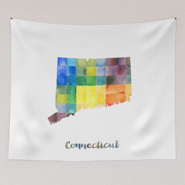 Item preview, Colorado Watercolor Map Painting designed and sold by InkistPrints.