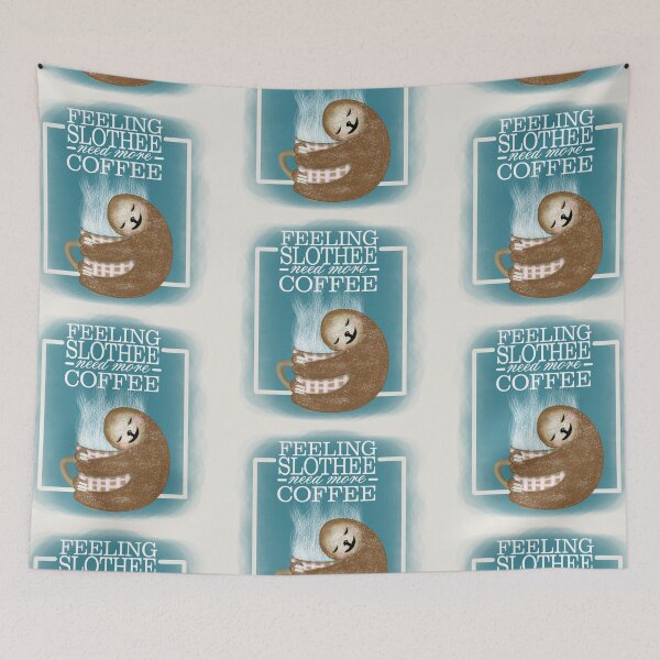 Item preview, Feeling slothee need more coffee designed and sold by PerlaDesignArt.