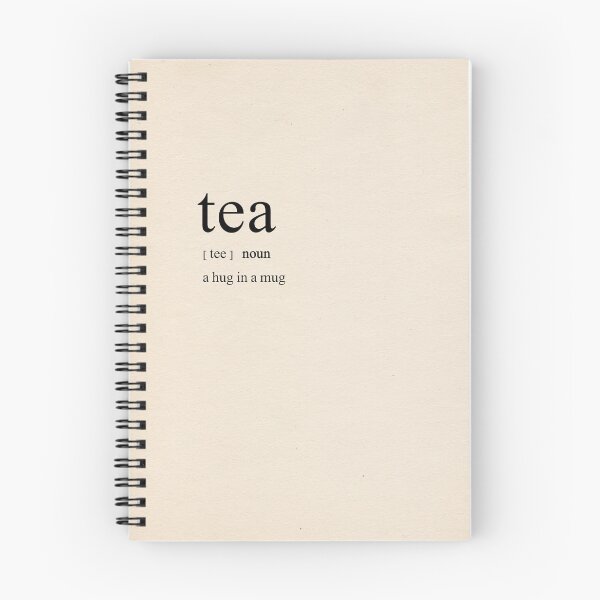 Item preview, 'Tea - a hug in a mug' Typography / Quote / Dictionary Print onto Book Page  designed and sold by R Bex.
