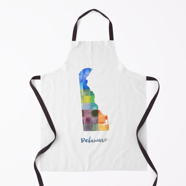 Item preview, Delaware Watercolor Map Painting designed and sold by InkistPrints.