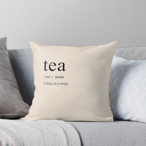 Item preview, 'Tea - a hug in a mug' Typography / Quote / Dictionary Print onto Book Page  designed and sold by R Bex.