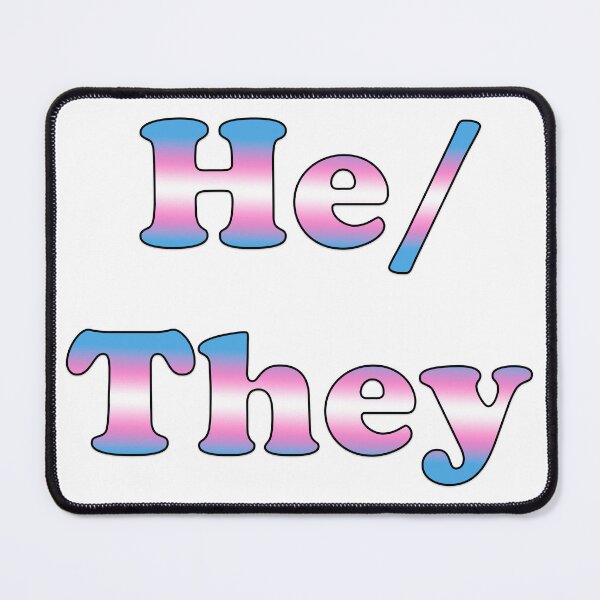 Item preview, He/ They Gender Pronoun Pride! designed and sold by happynaturalist.