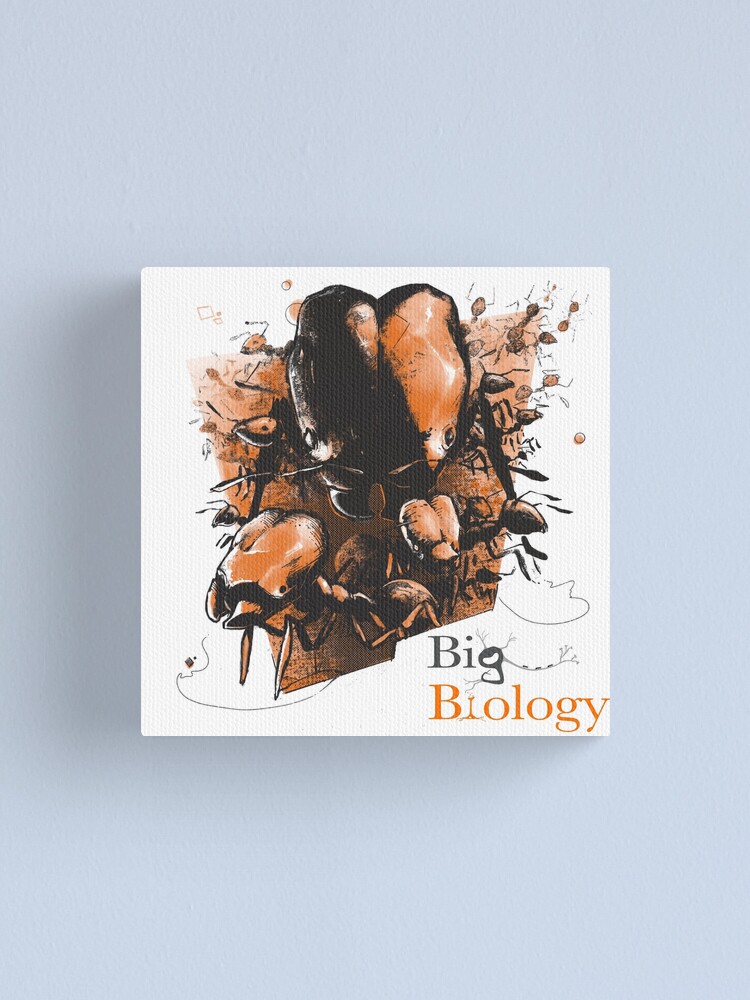 Thumbnail 1 of 3, Canvas Print, Super soldier ants designed and sold by BigBiology.