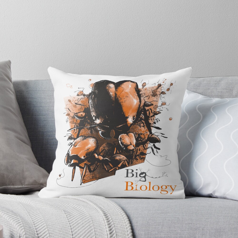 Item preview, Throw Pillow designed and sold by BigBiology.