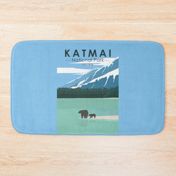 Item preview, Katmai National Park Grizzly Bears Vintage designed and sold by KrisSidDesigns.
