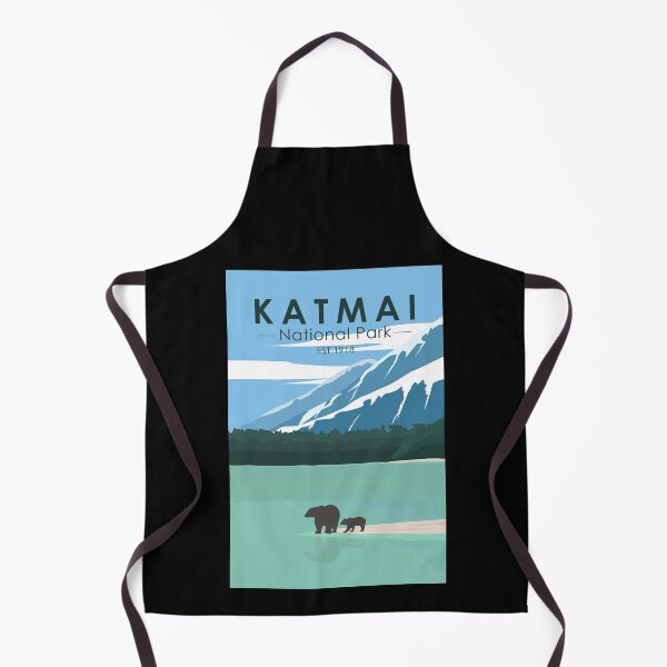 Item preview, Katmai National Park Grizzly Bears Vintage designed and sold by KrisSidDesigns.