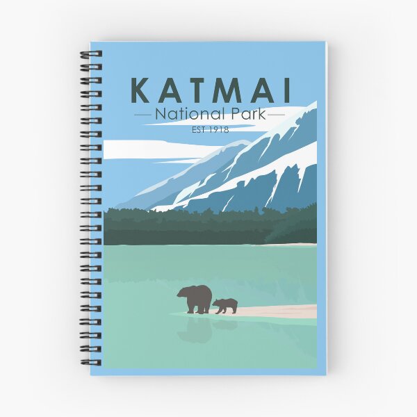 Item preview, Katmai National Park Grizzly Bears Vintage designed and sold by KrisSidDesigns.