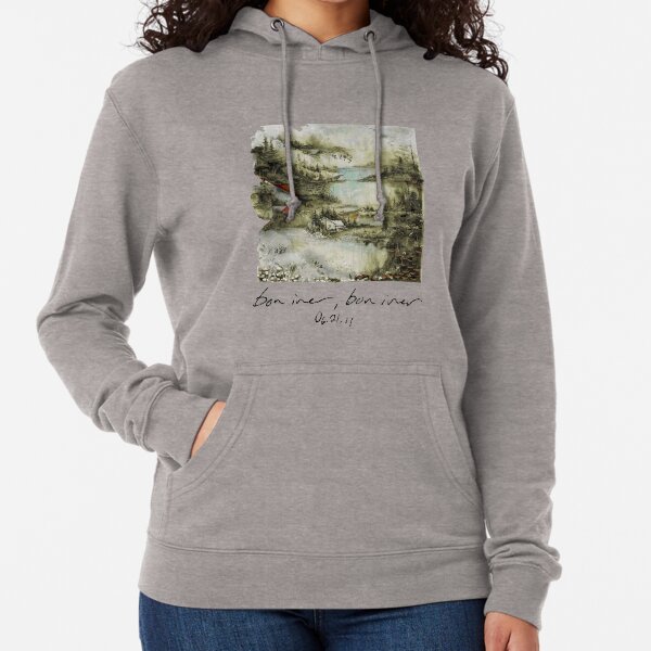 Bon Iver Cover Album Lightweight Hoodie