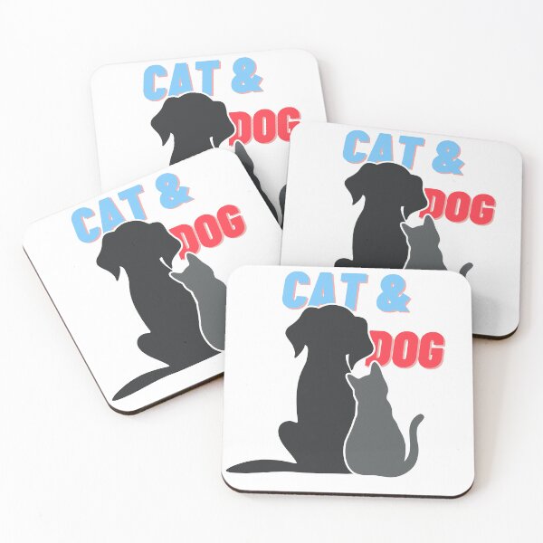 Item preview, Cute Animals Dog And Cat designed and sold by Huluhub.