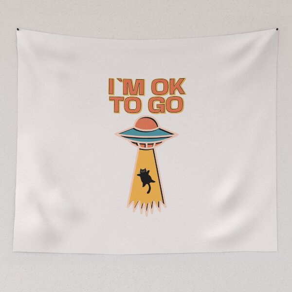 Item preview, Funny cat Abduction. designed and sold by keilamariadesig.