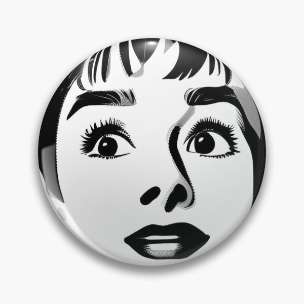 Item preview, Petite woman b&w face drawing designed and sold by AImageX.