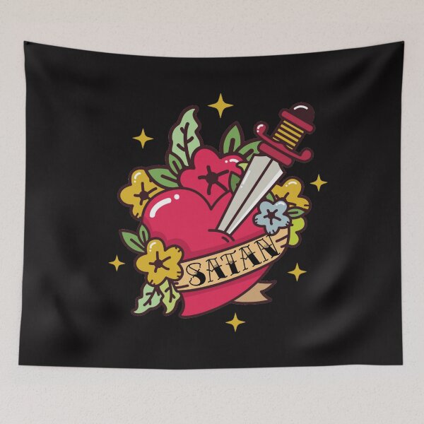 Item preview, I Heart Satan  designed and sold by ShoppeMorbid.