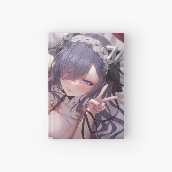 Anime girl underwear Hardcover Journal by Reynoka