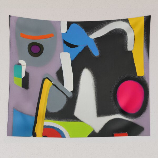 Item preview, vbstrvctivsm- clown (Abstract Art 61) designed and sold by vbstrvctivsm.