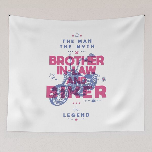 Item preview, Brother-in-law in law and biker the man the myth the legend designed and sold by lepetitcalamar.