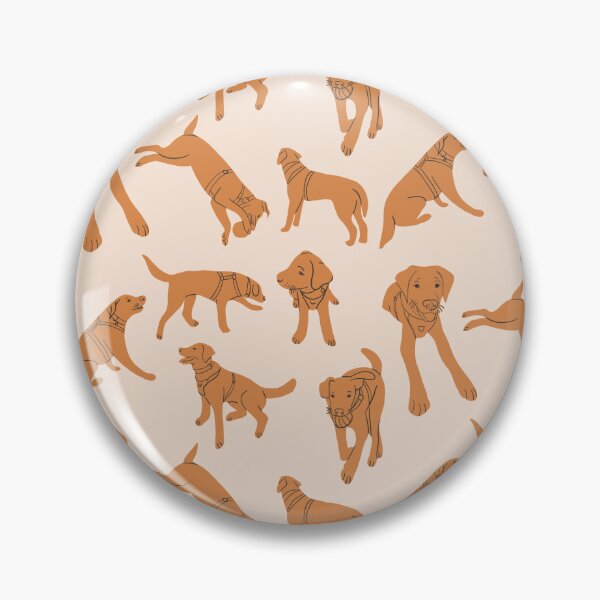 Artikelvorschau, Sweet Fox Red Labrador Pattern entworfen und verkauft von MaddaMom.