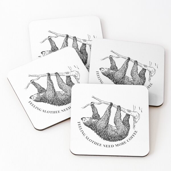 Item preview, Feeling Slothee Need More Coffee designed and sold by karolaan.