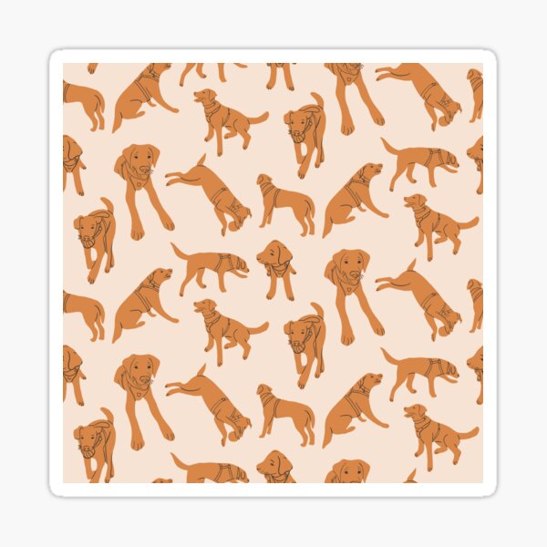Item preview, Sweet Fox Red Labrador Pattern designed and sold by MaddaMom.