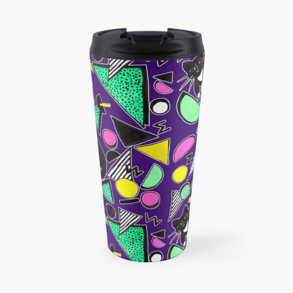 Mog Rad Cat - Purple Travel Mug