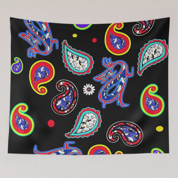 Item preview, PAISLEY PENGUINS designed and sold by KINGTOUCAN.