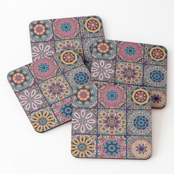 Item preview, Flower garden abstract patchwork  designed and sold by Vehiclestore.