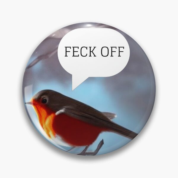 Item preview, Swearing robin designed and sold by ArtySaxon.
