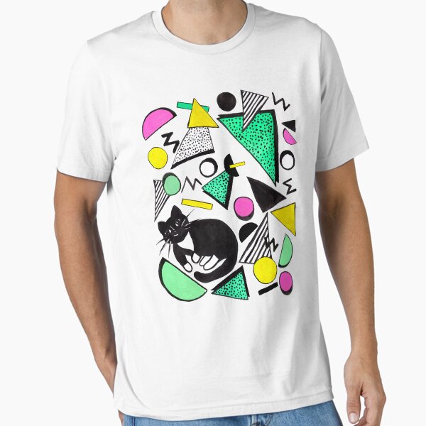 Mog Rad Cat | White Essential T-Shirt